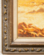Load image into Gallery viewer, Vintage Golden Ocean Art