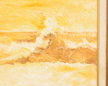 Load image into Gallery viewer, Vintage Golden Ocean Art