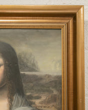 Load image into Gallery viewer, Vintage Oil Painting of Mona Lisa Framed