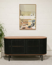 Load image into Gallery viewer, Johannesburg Buffet Credenza in Black & Walnut