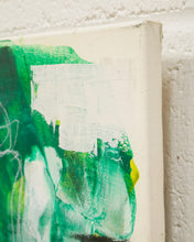 Load image into Gallery viewer, Green Abstract Oil Painting by E. Marz