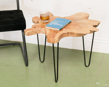 Load image into Gallery viewer, Live Edge Coffee Table with Hairpin Legs