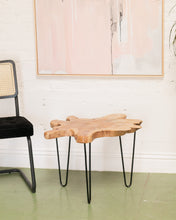 Load image into Gallery viewer, Live Edge Coffee Table with Hairpin Legs