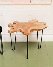 Load image into Gallery viewer, Live Edge Coffee Table with Hairpin Legs