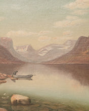 Load image into Gallery viewer, Signed Landscape Antique Oil Painting
