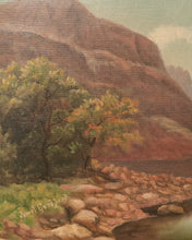 Load image into Gallery viewer, Signed Landscape Antique Oil Painting