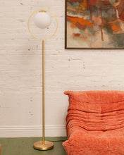 Load image into Gallery viewer, Gold Sphere Floor Lamp