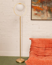 Load image into Gallery viewer, Gold Sphere Floor Lamp