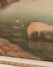 Load image into Gallery viewer, Signed Landscape Antique Oil Painting