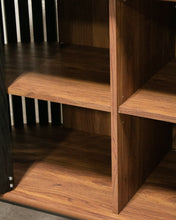 Load image into Gallery viewer, Johannesburg Buffet Credenza in Black & Walnut