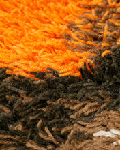 Load image into Gallery viewer, Brown and Orange Rya Rug