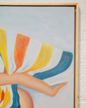 Load image into Gallery viewer, Pinup Oil Painting on The phone Gal