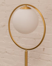 Load image into Gallery viewer, Gold Sphere Floor Lamp