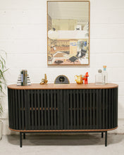 Load image into Gallery viewer, Johannesburg Buffet Credenza in Black & Walnut