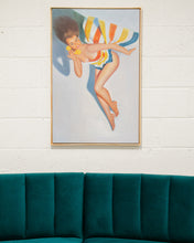 Load image into Gallery viewer, Pinup Oil Painting on The phone Gal