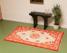Load image into Gallery viewer, Orange 1960’s Asian Rug