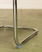 Load image into Gallery viewer, Orange Chrome Cantilever Chair