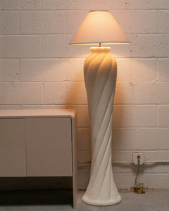 Post Modern Twisted Ceramic Lamp