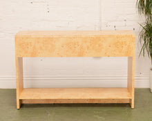 Load image into Gallery viewer, Burlwood Entry Table