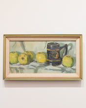 Load image into Gallery viewer, Apples with Beer Stein Still Life Oil Painting