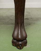 Load image into Gallery viewer, Set of 6 Antique Oak Lions Claw Dining Chairs