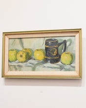 Load image into Gallery viewer, Apples with Beer Stein Still Life Oil Painting