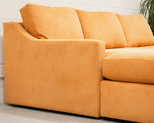 Hauser Sectional Sofa in Parallel Tobacco
