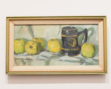 Load image into Gallery viewer, Apples with Beer Stein Still Life Oil Painting