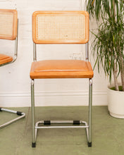 Load image into Gallery viewer, Brown Seat Cantilever Counter Stool