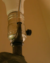 Load image into Gallery viewer, Cast Bronze Foo Dog Lamp by Sarreid