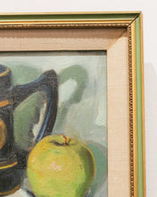 Load image into Gallery viewer, Apples with Beer Stein Still Life Oil Painting