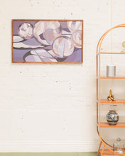 Load image into Gallery viewer, Purple Vintage Abstract Painting