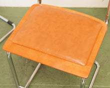 Load image into Gallery viewer, Brown Seat Cantilever Counter Stool