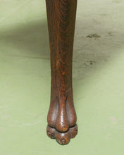 Load image into Gallery viewer, Set of 6 Antique Oak Lions Claw Dining Chairs
