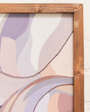 Load image into Gallery viewer, Purple Vintage Abstract Painting