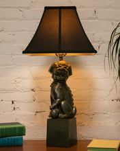 Load image into Gallery viewer, Cast Bronze Foo Dog Lamp by Sarreid