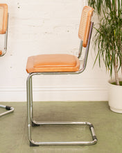 Load image into Gallery viewer, Brown Seat Cantilever Counter Stool