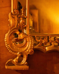Gold Ornate Motif Mirror