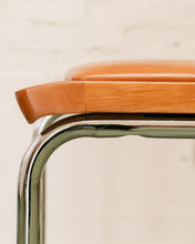 Load image into Gallery viewer, Brown Seat Cantilever Counter Stool