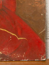 Load image into Gallery viewer, Little Girl in Red Dress Oil Painting