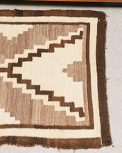 Load image into Gallery viewer, Brown Geometric Rug (as-is)