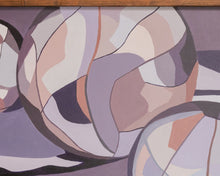 Load image into Gallery viewer, Purple Vintage Abstract Painting