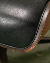 Load image into Gallery viewer, Black Vintage Ottoman