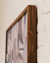 Load image into Gallery viewer, Purple Vintage Abstract Painting