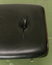 Load image into Gallery viewer, Black Vintage Ottoman