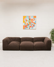 Load image into Gallery viewer, Gianna Sectional 3 Piece in Chocolate Brown