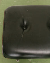 Load image into Gallery viewer, Black Vintage Ottoman