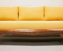 Load image into Gallery viewer, Vintage Adrian Pearsal Gondola Armless Sofa in Yellow
