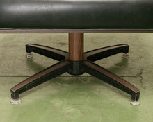 Load image into Gallery viewer, Black Vintage Ottoman