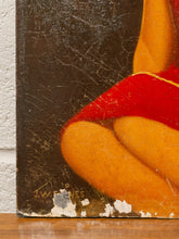 Load image into Gallery viewer, Little Girl in Red Dress Oil Painting